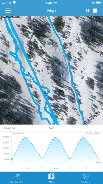 EXA Ski Tracker poster