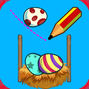 Draw Egg Birds - Angry Nest