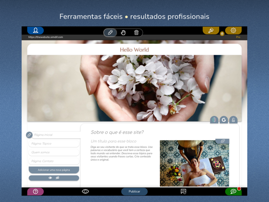 SimDif — Criador de sites Cartaz