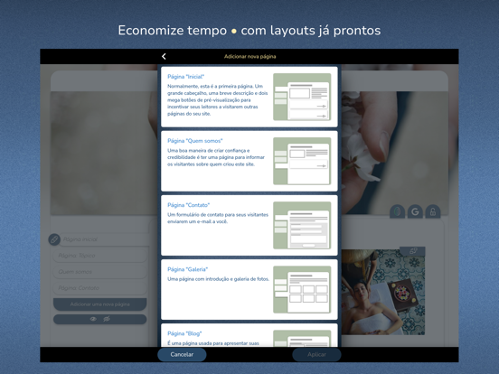 SimDif — Criador de sites Cartaz