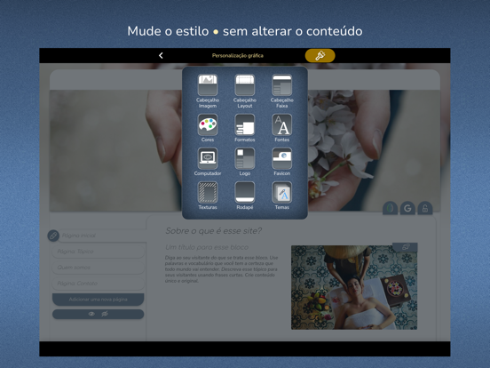 SimDif — Criador de sites Cartaz