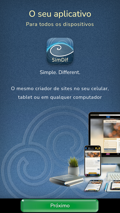 SimDif — Criador de sites Cartaz