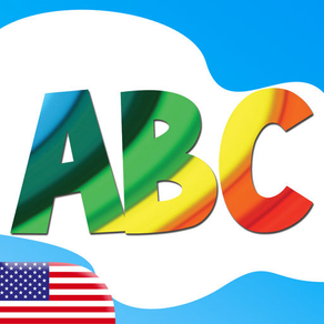 ABC for Kids (US English) - Learn Letters, Numbers and Words with Animals, Shapes, Colors, Fruits and Vegetables