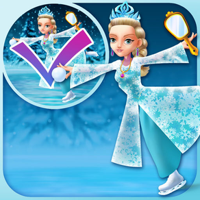 My Ice Skating Snow Princesses Draw And Copy Game - Free App