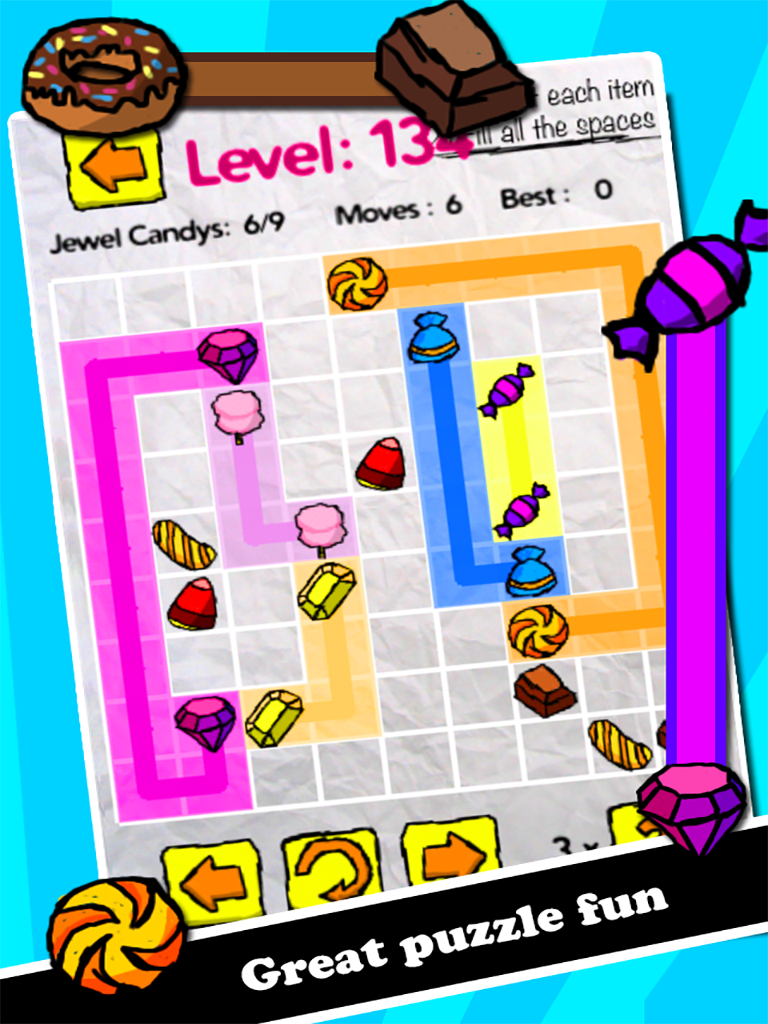 Jewel Candy Clash : Line Dash Puzzle Connect Game - by Cobalt Play Mania Games poster
