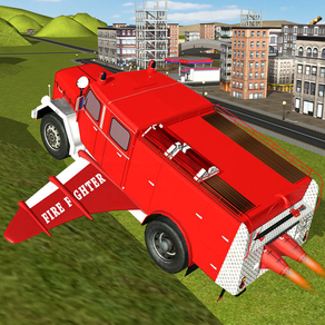 Free Flying Fighter Truck Call on Duty the City Hero