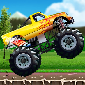 Hill Racing 怪物卡车汽车爬坡真的4X4越野驾驶赛车游戏