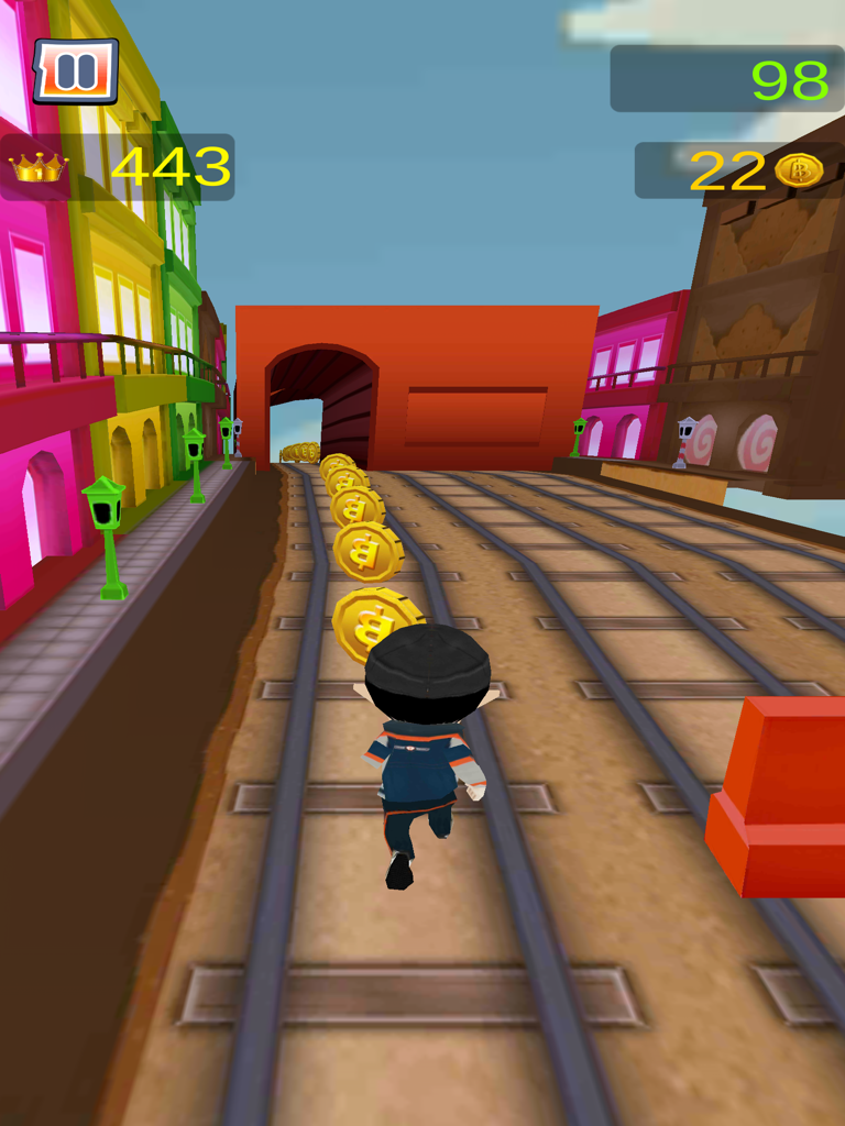 Subway Train Runner 3D - Become hipster and run this town! poster