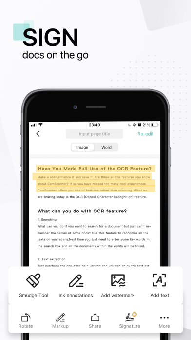 CamScanner + | OCR Scanner poster