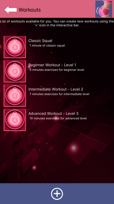 Buttocks Workout - Squat Bot poster