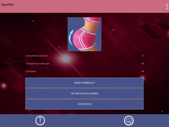 Buttocks Workout - Squat Bot poster