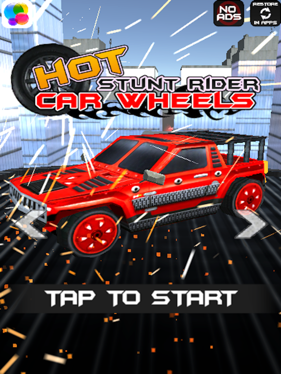 Hot Stunt Rider : Car Wheels poster