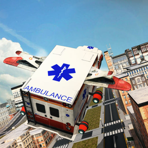 Flying Ambulance Driving 3d simulator