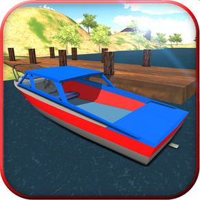 Real Police Boat Parking Simulator Game 3d