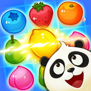 Panda Juice - matching 3 fruit puzzle adventure