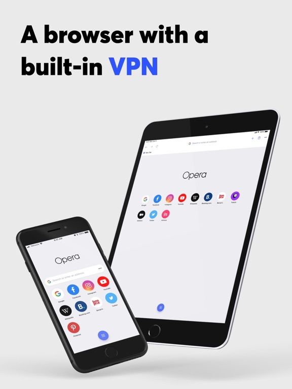 Opera Browser with VPN and AI poster