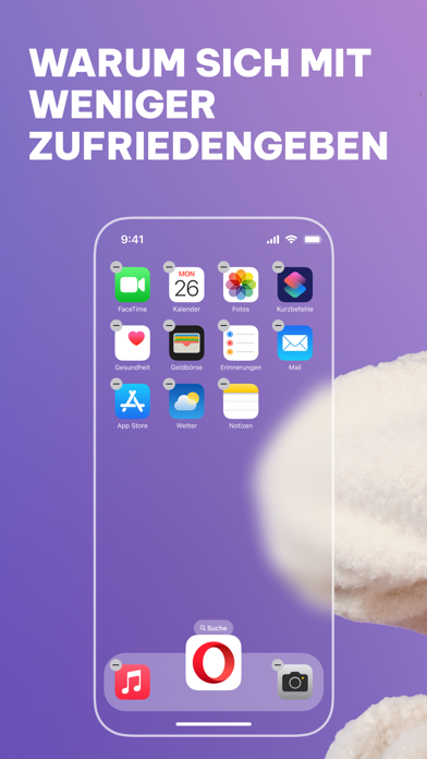 Opera-Browser und VPN Plakat