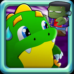 Dragon battle: Funny zombie Killer adventure