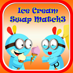 Caramelo helado de intercambio Match3 juego