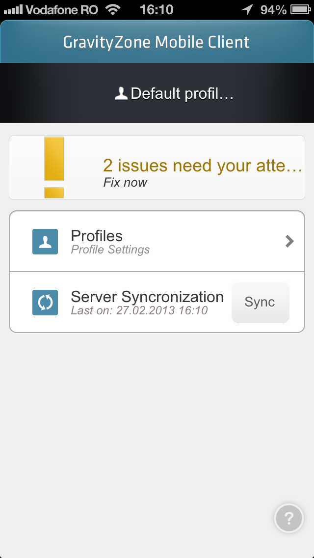 GravityZone Mobile Client Plakat