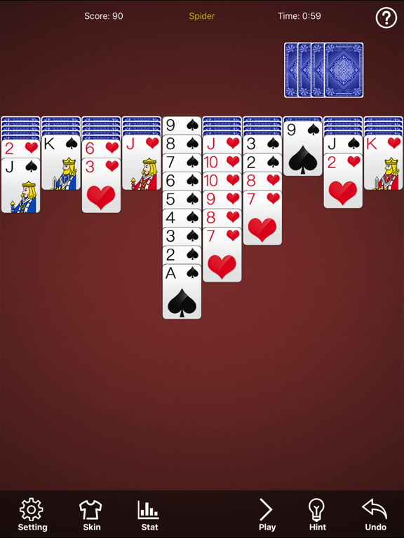 Ace Spider Solitaire for iOS (iPhone/iPad/iPod touch) - Free Download ...