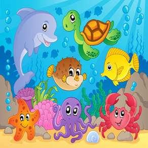 Sea Animals Puzzle Toddlers Learning Games