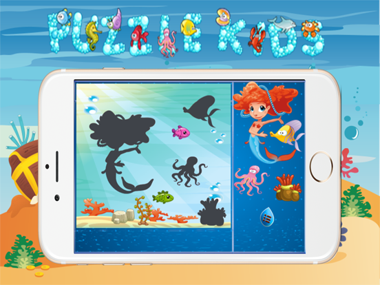 Sea Animals Puzzle Toddlers Learning Games poster