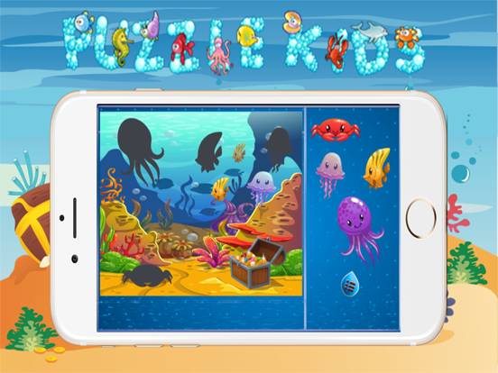 Sea Animals Puzzle Toddlers Learning Games poster