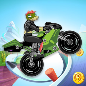 Turtle Motorbike Race Ninja Rider