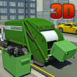 Garbage Truck Driver parking 3d Simulator- real city hero clean city