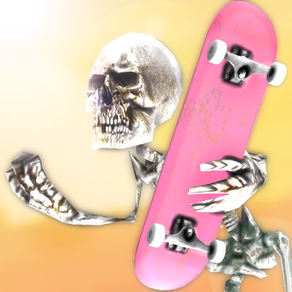 Skeleton Skateboard - Wacky Skateboard-Spiel!