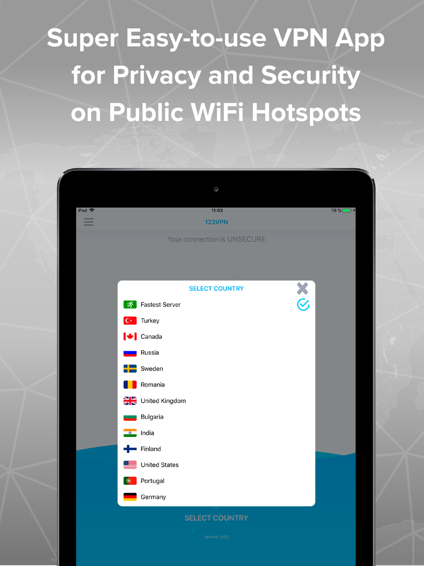 123VPN - Simple VPN 2.3.1 Free Download