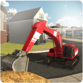 Sand Excavator Crane Simulator 3D - Be a Crane Operator & Drive loader Truck From Quarry To Construction Site