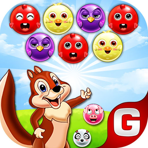 Bubble Shooter Squirrel Game