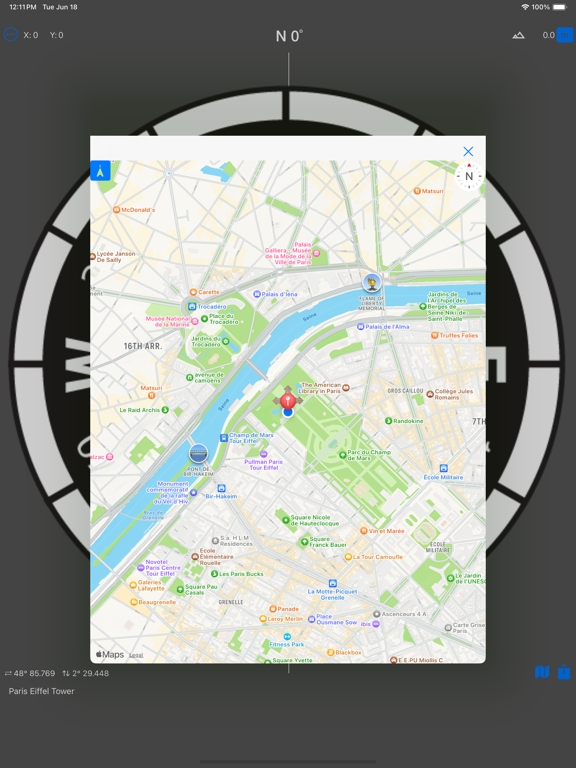 Kompass & GPS Plakat