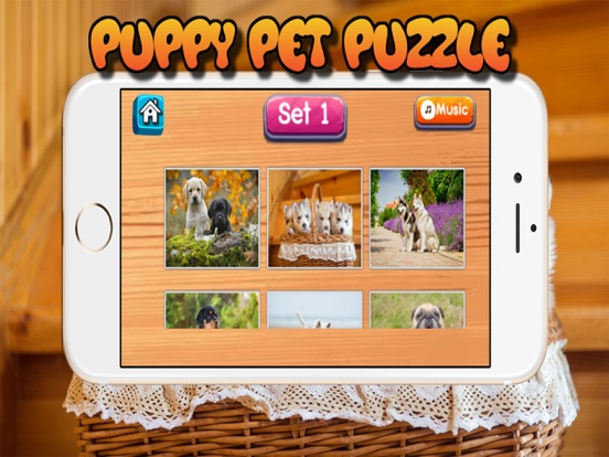 Puppy Pet Jigsaw Puzzle Cute Dog Animal Kids Games poster