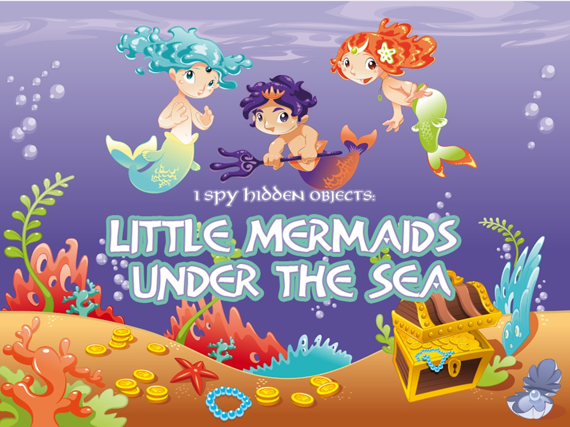 I Spy Hidden Objects Little Mermaids Under the Sea poster