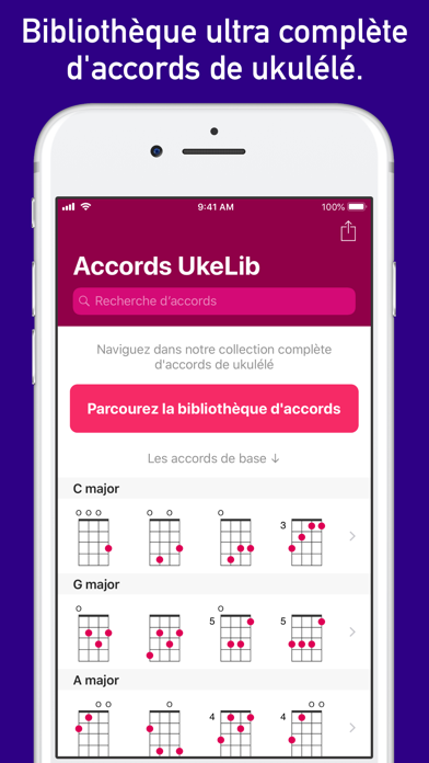 Accords UkeLib Pro Affiche