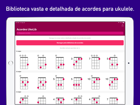 Acordes de ukelele UkeLib Pro Cartaz