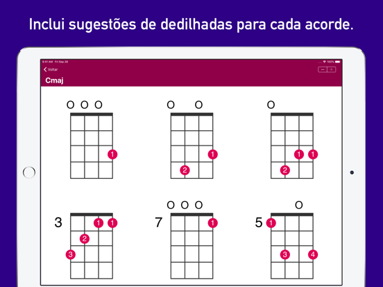 Acordes de ukelele UkeLib Pro Cartaz