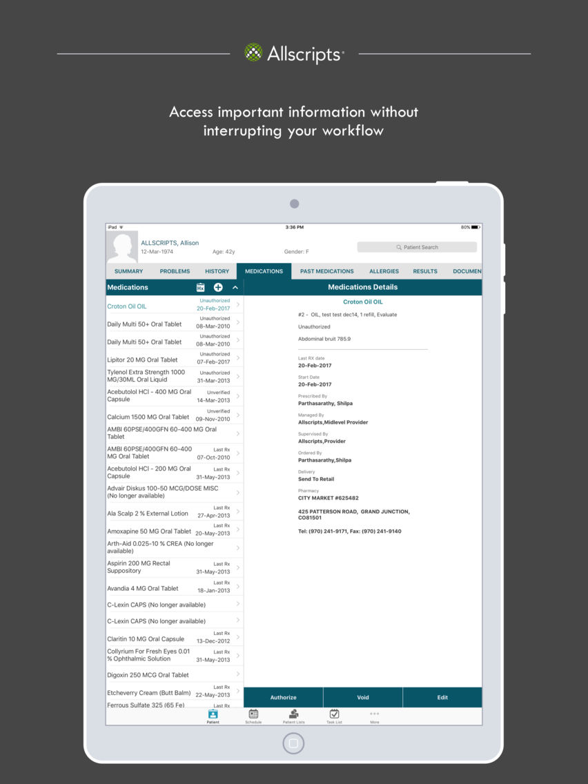 Legacy Allscripts TouchWorks® ポスター