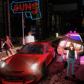 Kriminalität Gangster City Station - Grand Gangsta Auto 3D- Simulation