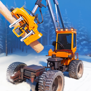 Forest Harvester Tractor 3D