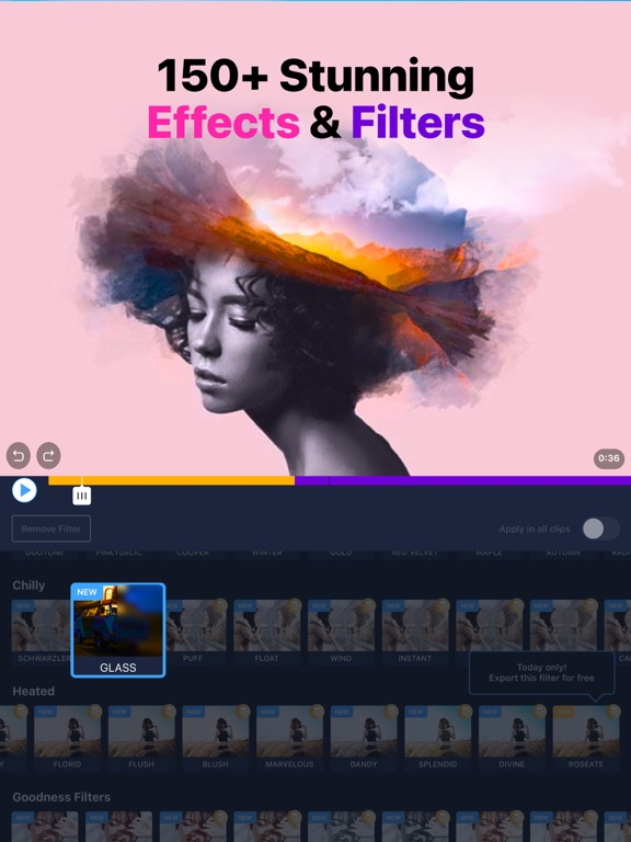 Filmr video editor by invideo poster