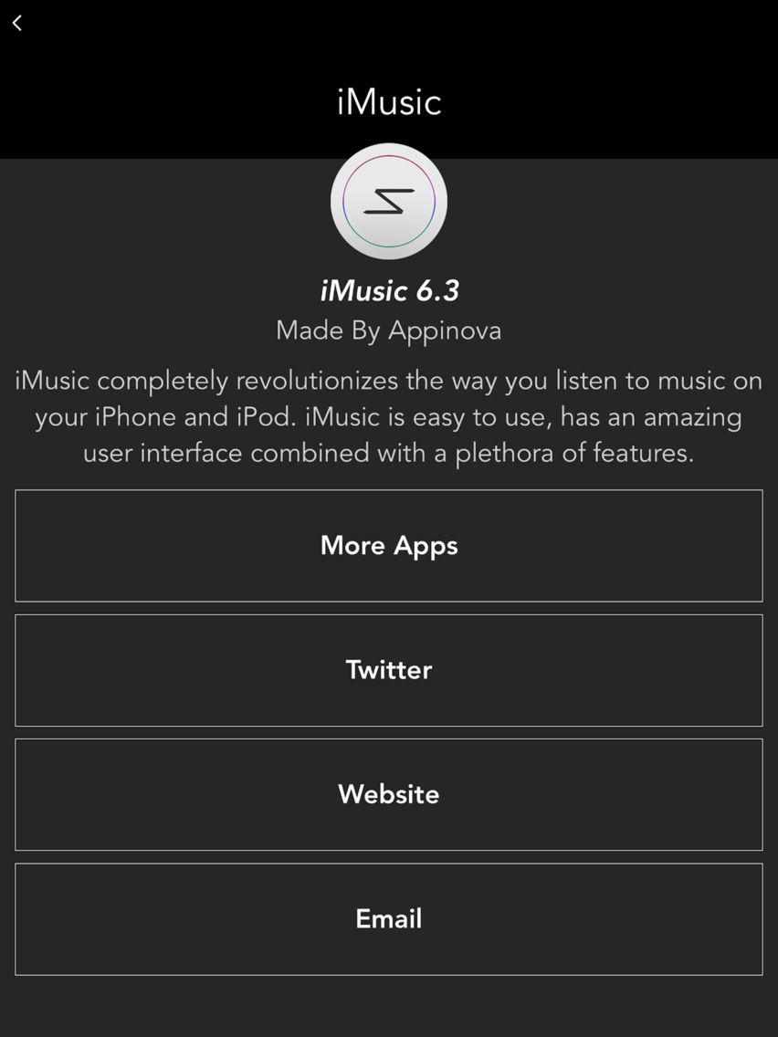 iMusic - Music App poster