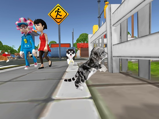 Kitten Cat Craft Vs Dog 3D Sim poster
