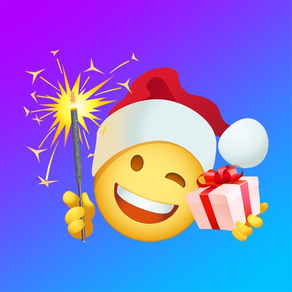 Emoji de Noël et le père Noël