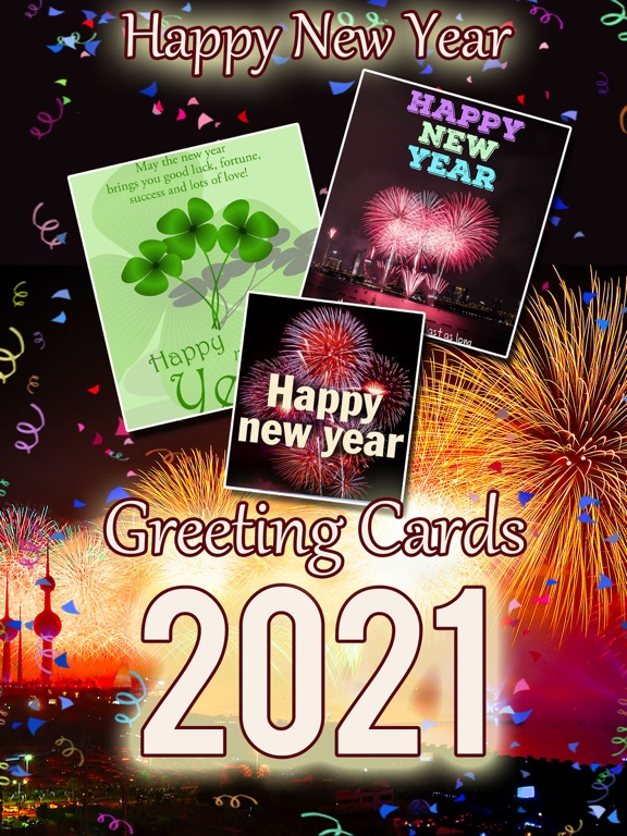 2021 - Happy New Year Cards poster