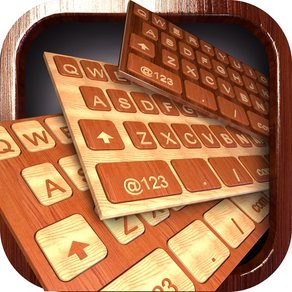Wooden Keyboard Skins – Wood Themes for Keyboards with Cool Backgrounds and Fonts