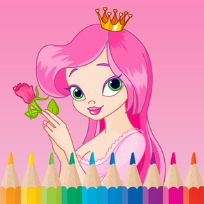 Beautiful Princess Coloring Book Games for Kids